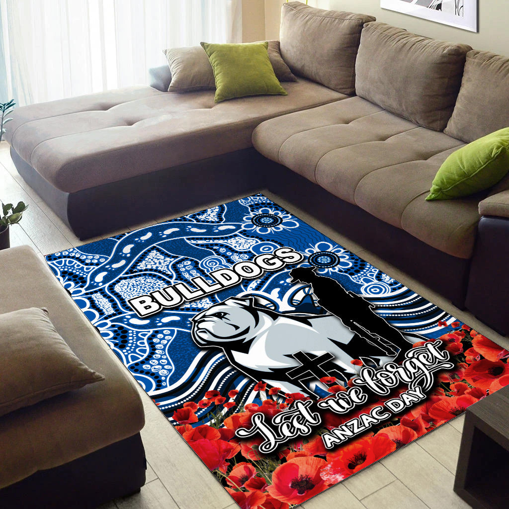 canterbury-bankstown-bulldogs-area-rug-anzac-day-poppy-flowers-with-aboriginal