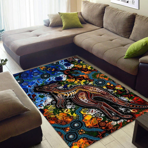kangaroos-indigenous-area-rug-australia