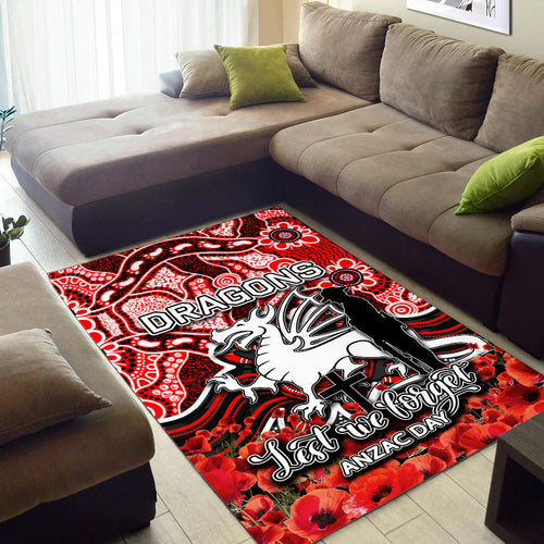 st-george-dragons-area-rug-anzac-day-poppy-flowers-with-aboriginal