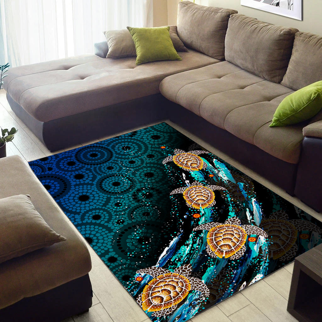 turtle-area-rug-aboriginal-no-4