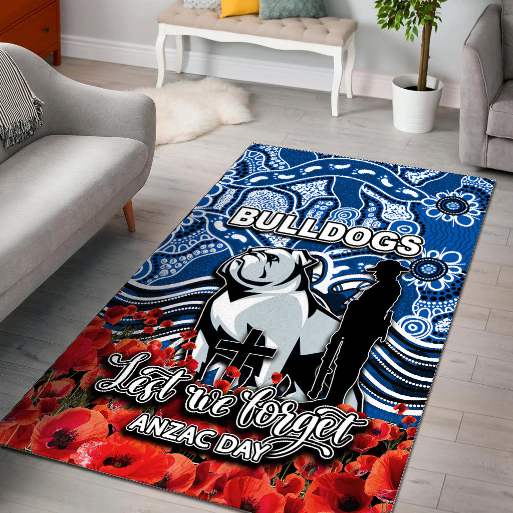 canterbury-bankstown-bulldogs-area-rug-anzac-day-poppy-flowers-with-aboriginal
