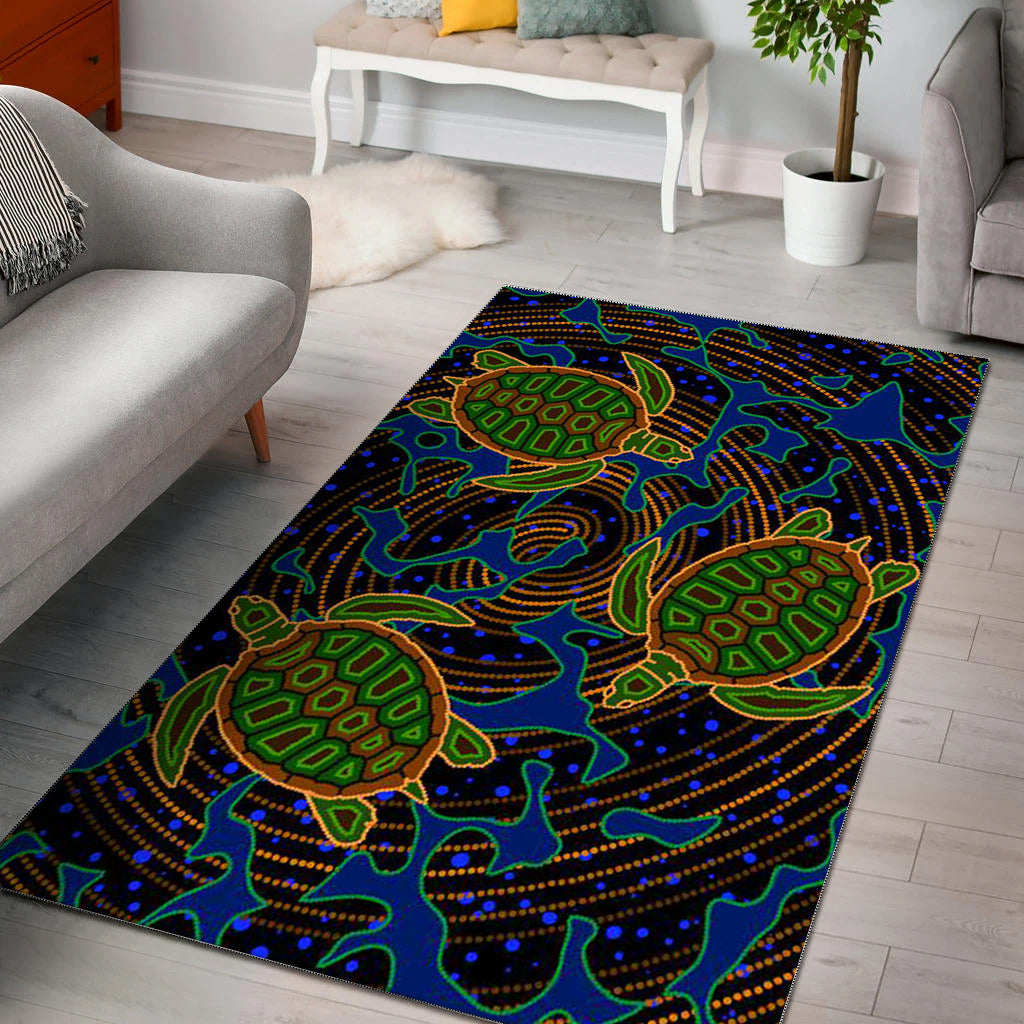 turtle-area-rug-aboriginal-no-2