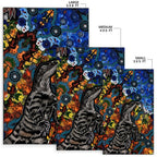 Aboriginal Lizard Tribal Area Rug LT6