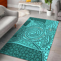 turtle-area-rug-aboriginal-green-style