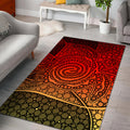 turtle-area-rug-aboriginal-red-style