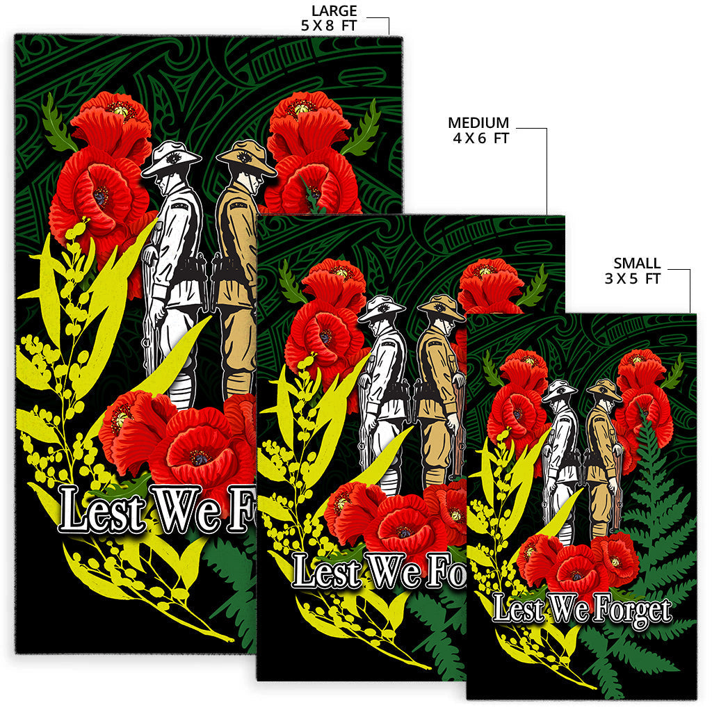 anzac-day-area-rug-maori-patterns-green-color