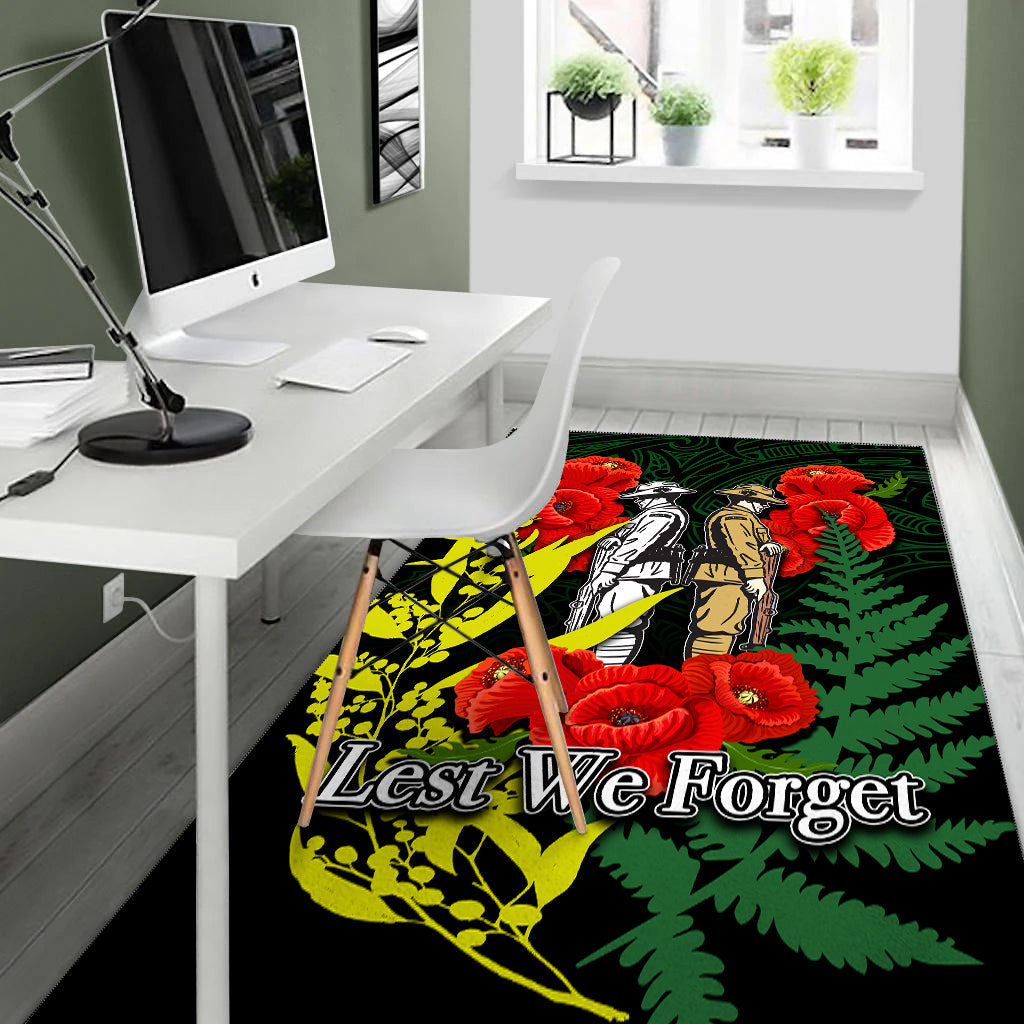 anzac-day-area-rug-maori-patterns-green-color