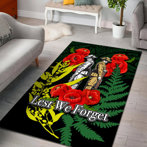 anzac-day-area-rug-maori-patterns-green-color