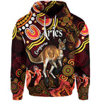 australian-astrology-zip-up-and-pullover-hoodie-aries-kangaroo-zodiac-aboriginal-vibes-red