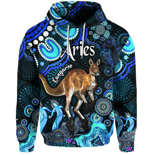 custom-personalised-australian-astrology-zip-up-and-pullover-hoodie-aries-kangaroo-zodiac-aboriginal-vibes-blue
