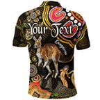 custom-personalised-australian-astrology-polo-shirt-aries-kangaroo-zodiac-aboriginal-vibes-gold