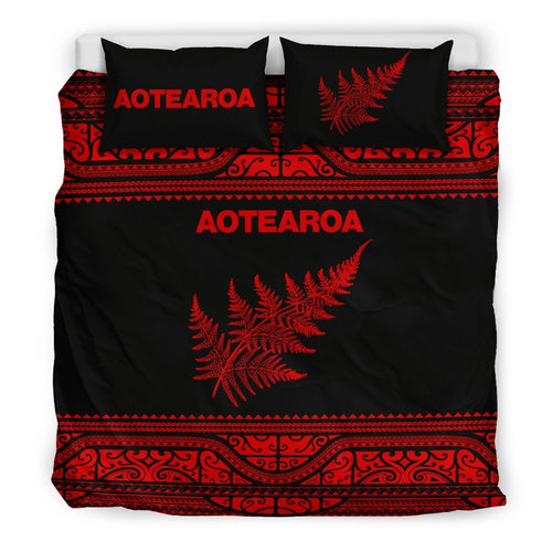 aotearoa-new-zealand-maori-bedding-set-silver-fern-red