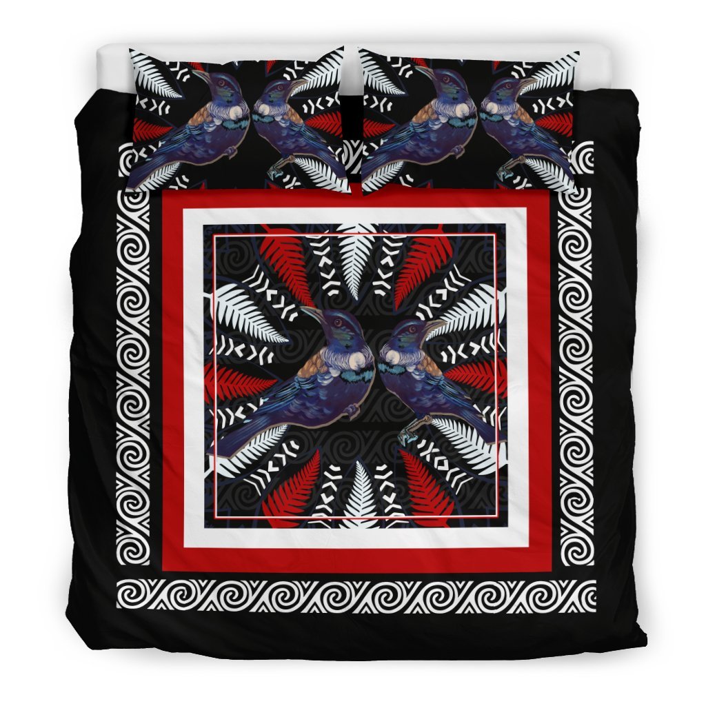 bedding-set-new-zealand-tui-bird