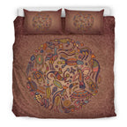 aboriginal-bedding-sets-kangaroo-kookaburra-circle-australian-animals