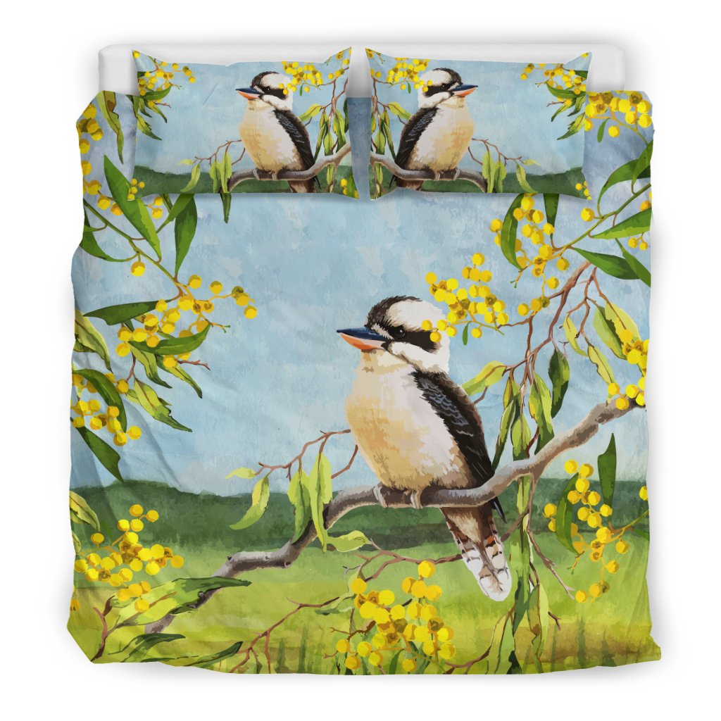 bedding-sets-kookaburra-bed-golden-wattle-landscape-art-sets