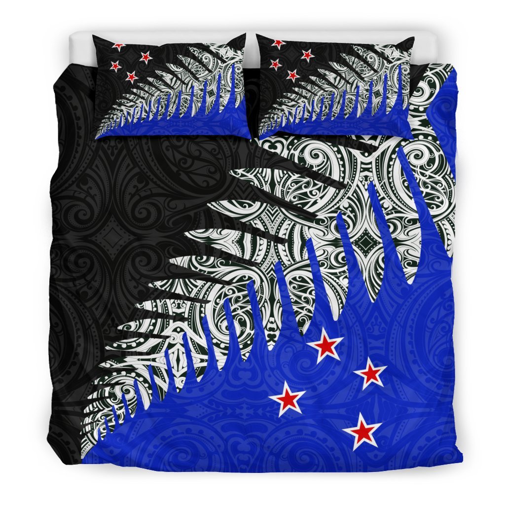 new-zealand-silver-fern-bedding-set-blue