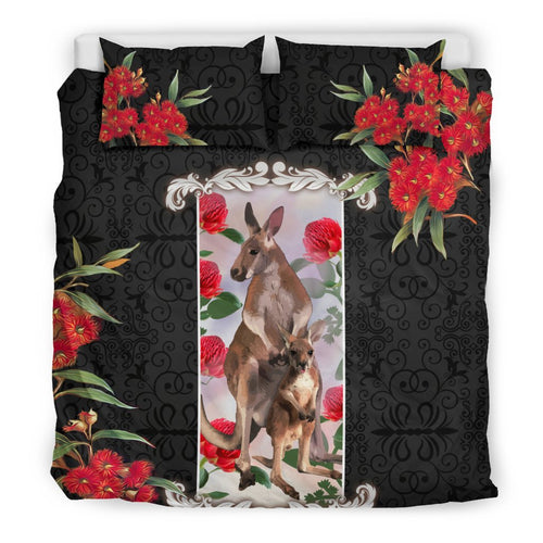bedding-sets-kangaroo-bed-waratah-flowers-patterns-sets