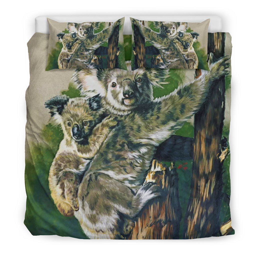 bedding-sets-koala-bed-family-happy-drawing-painting-sets