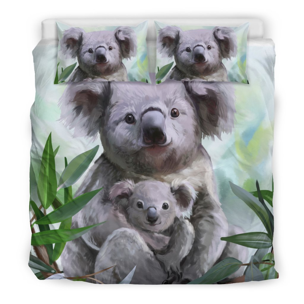 bedding-sets-koala-bed-family-happy-painting-sets