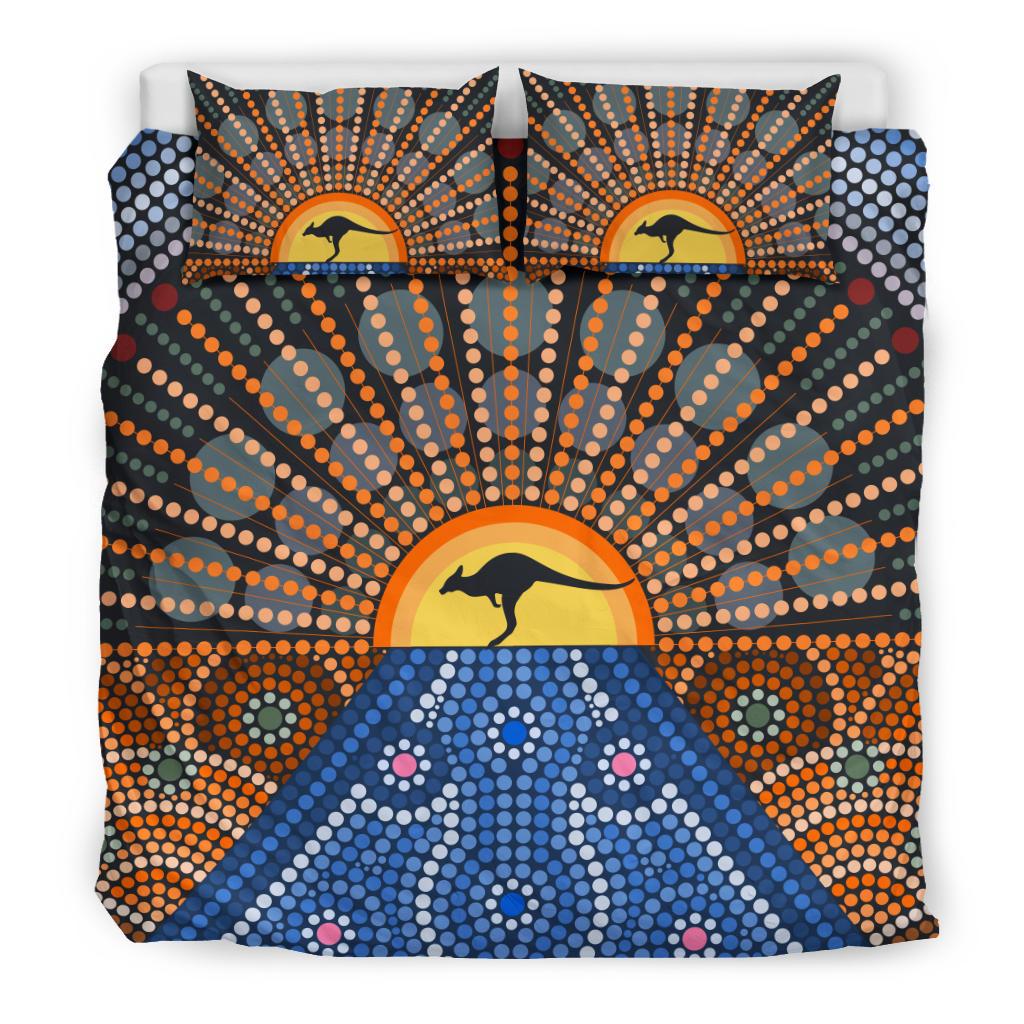 aboriginal-bedding-sets-kangaroo-sun-dot-painting