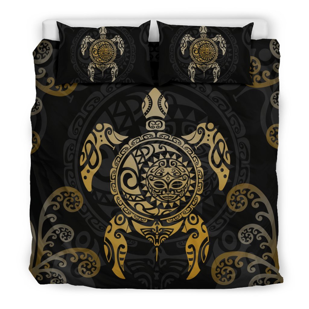 maori-turtle-bedding-set-koru-fern-gold