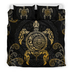maori-turtle-bedding-set-koru-fern-gold