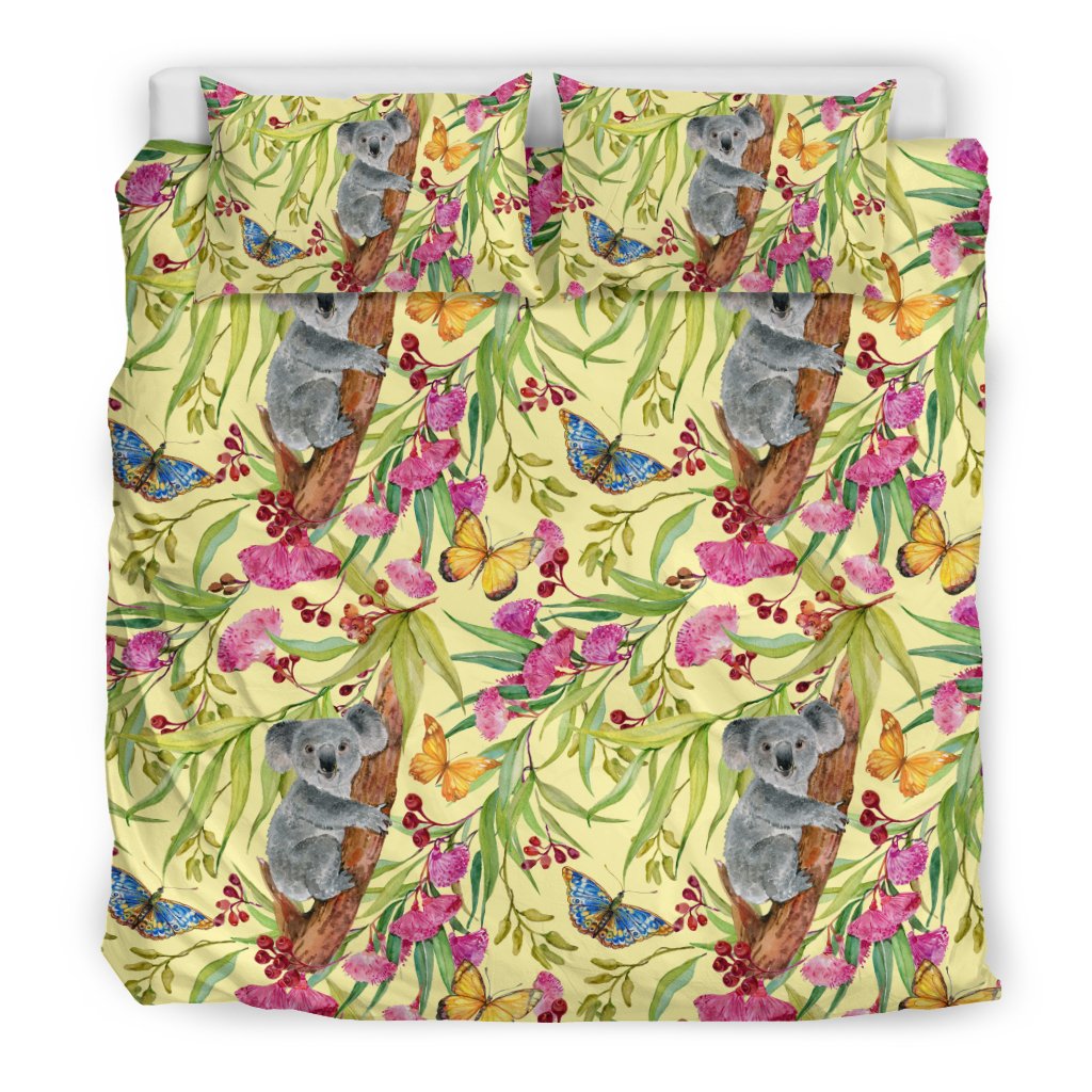 bedding-sets-koala-bed-butterflies-painting-sets