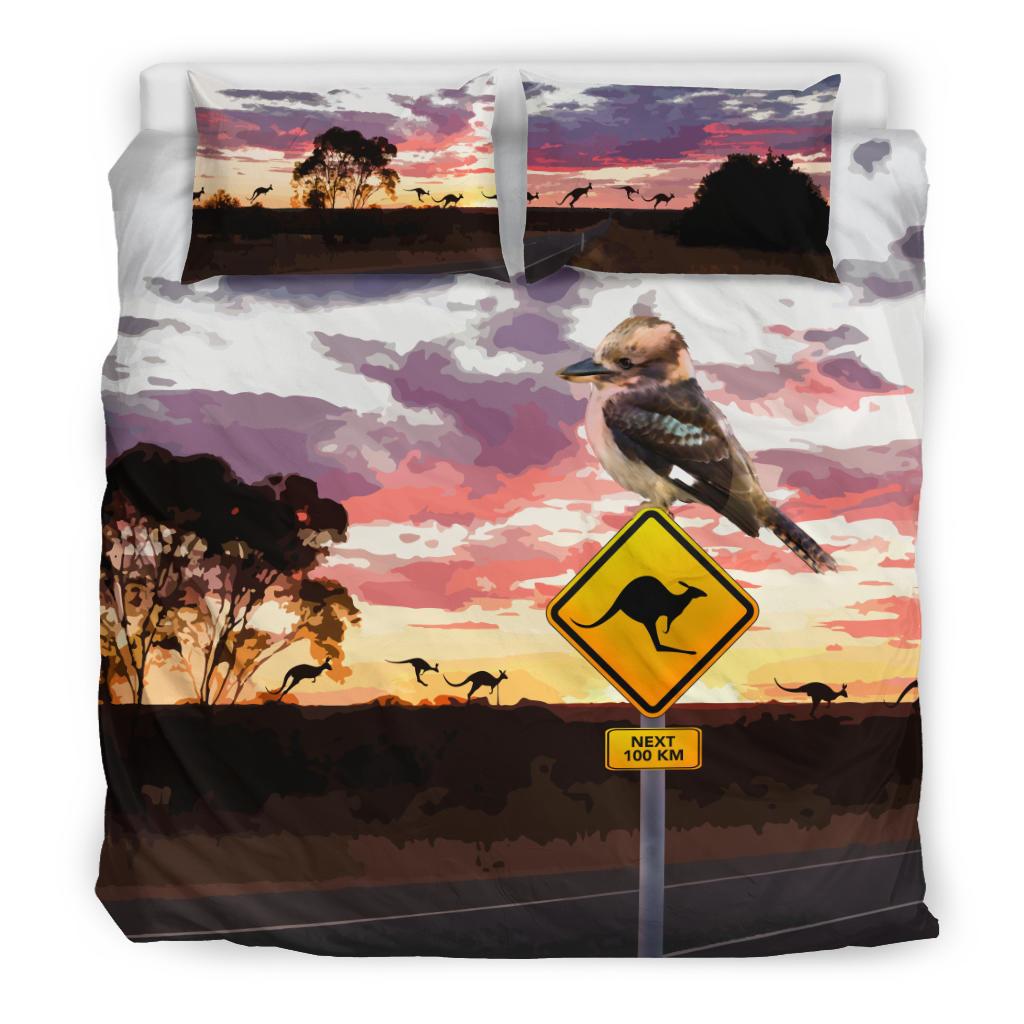 bedding-sets-kookaburra-bed-kangaroo-sign-landscape-art-sets