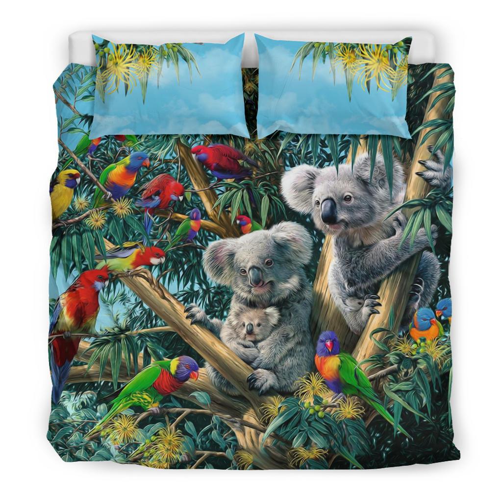 bedding-sets-koala-bed-family-kookaburra-painting-sets
