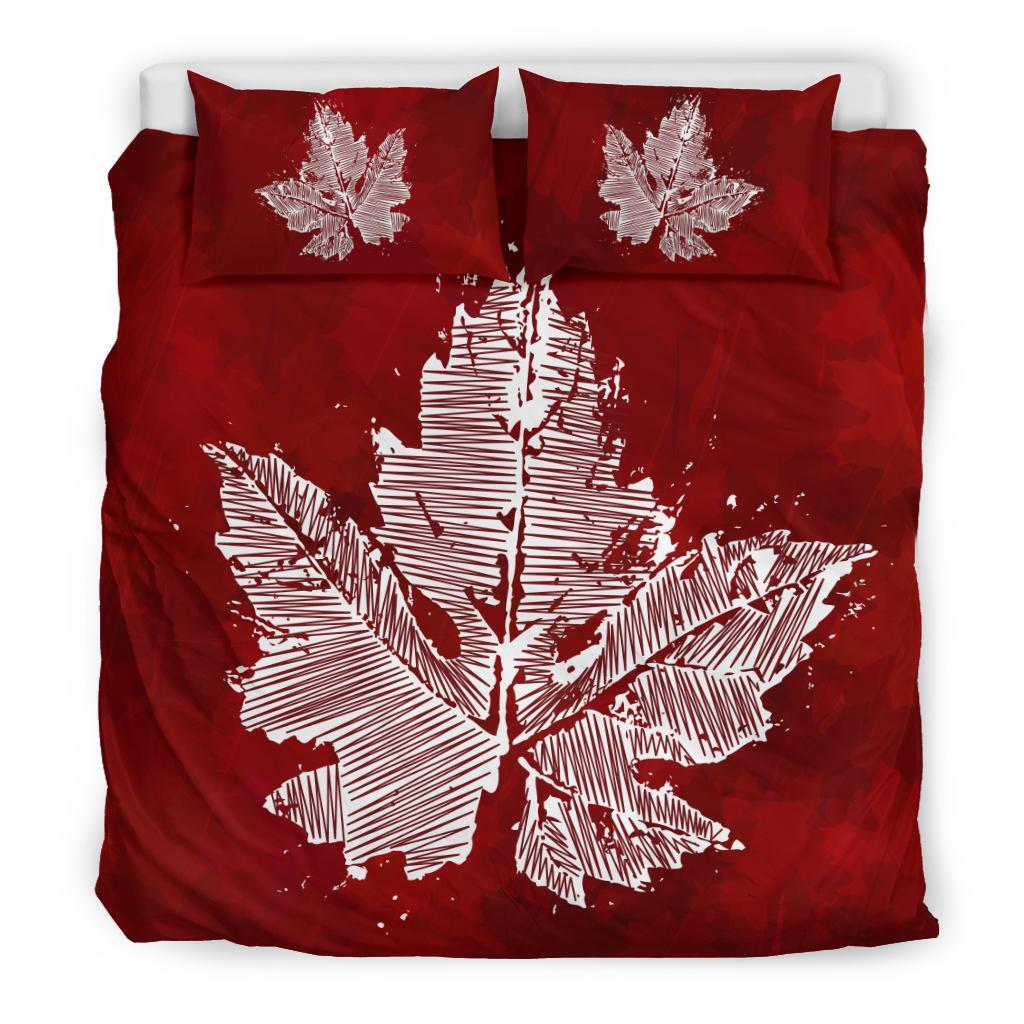 canada-bedding-set-grunge-maple-leaf-duvet-cover