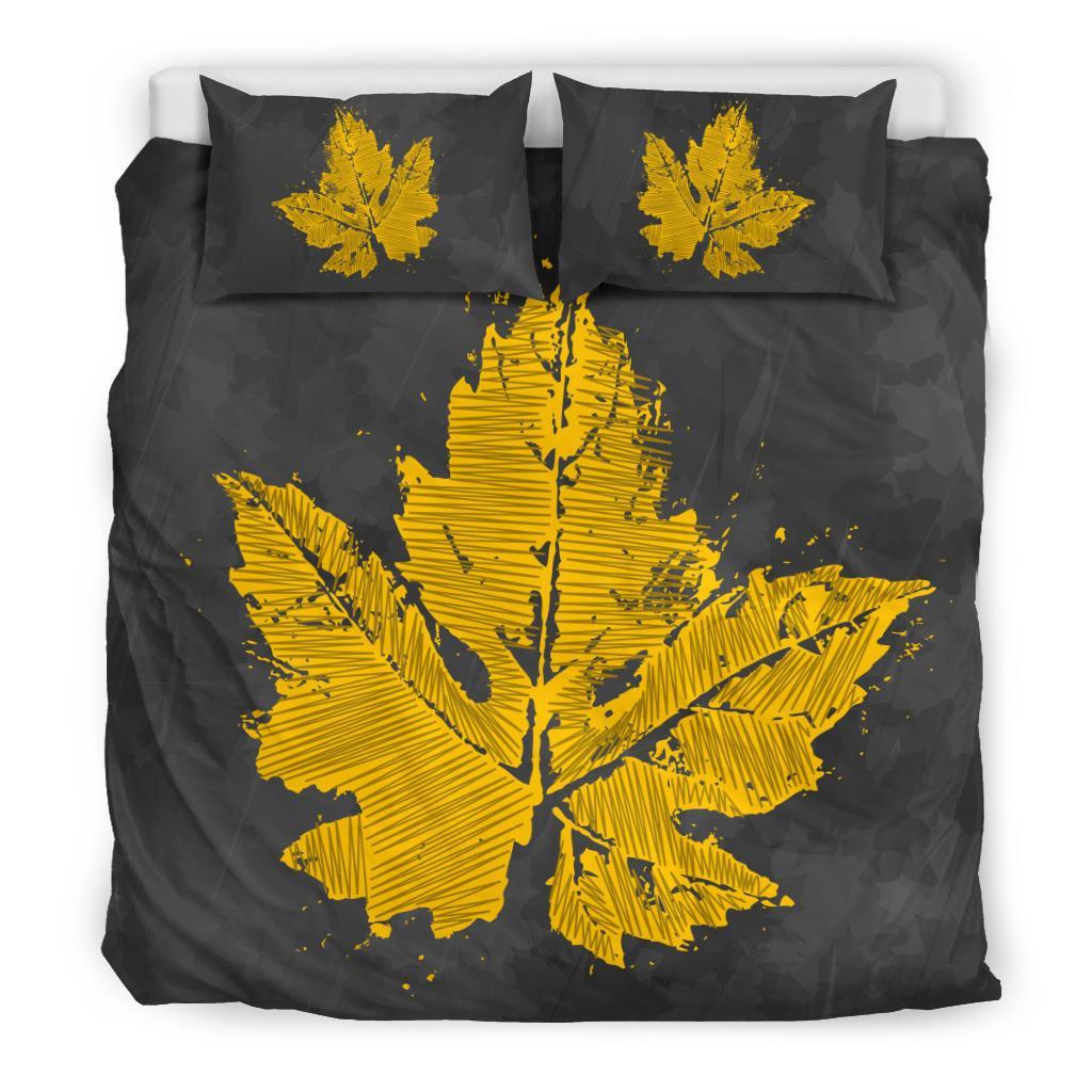 canada-bedding-set-grunge-maple-leaf-duvet-cover-grey