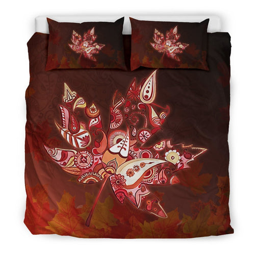 canada-maple-leaf-abstract-bedding-set