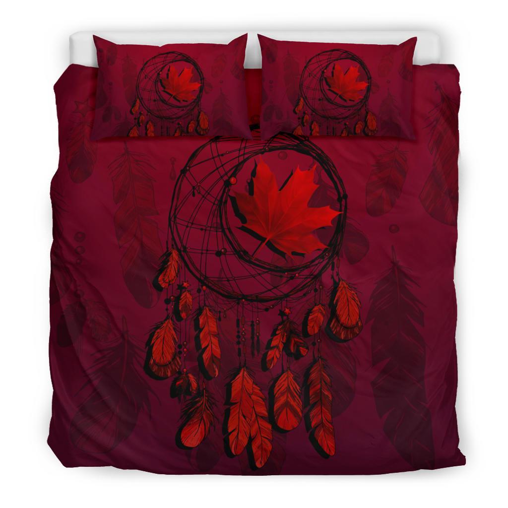 canada-maple-leaf-dreamcatcher-bedding-set