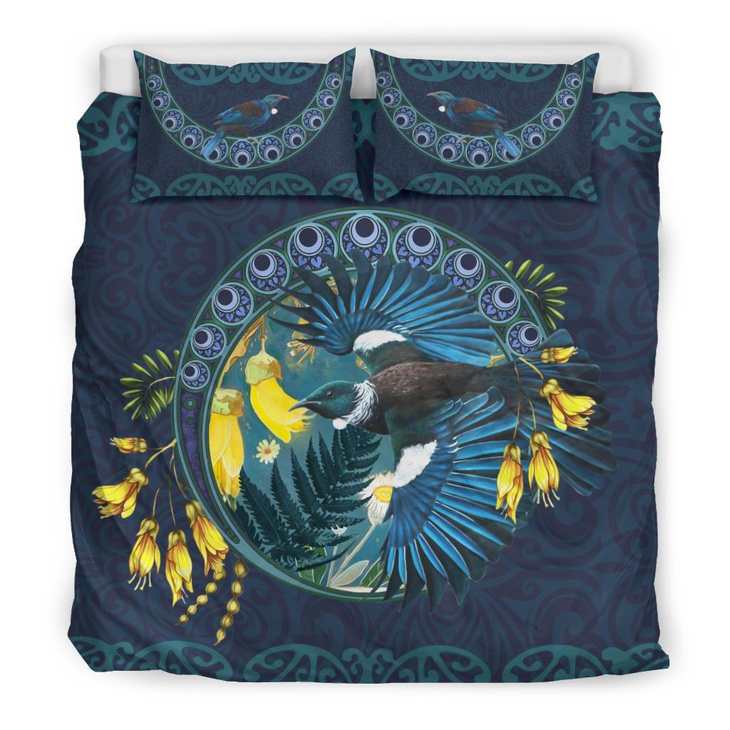 new-zealand-kowhai-bedding-set-tui-bird-duvet-cover-and-pillow-case-4
