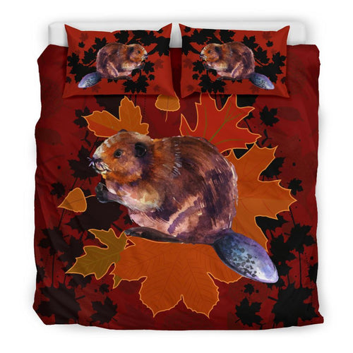 beaver-with-maple-canada-bedding-set