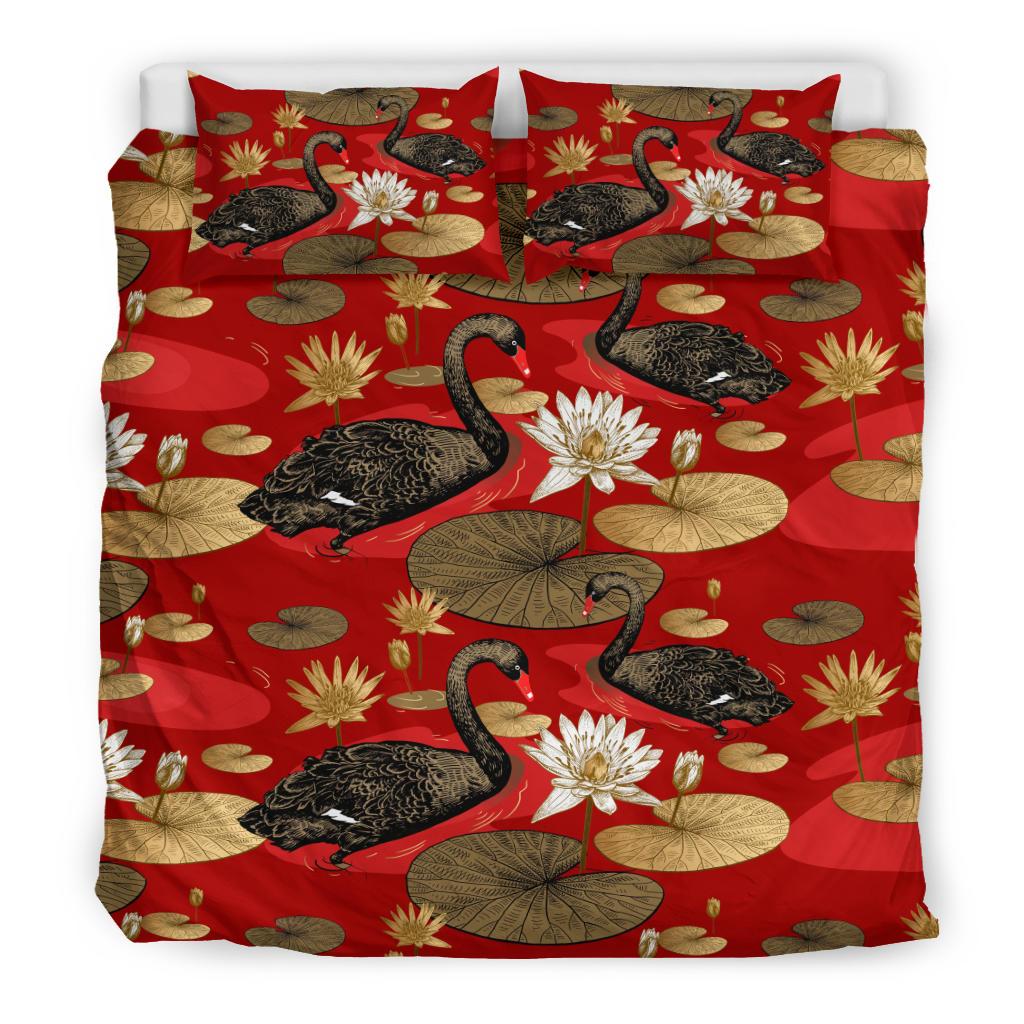 bedding-sets-swans-bed-lake-landscape-art-sets