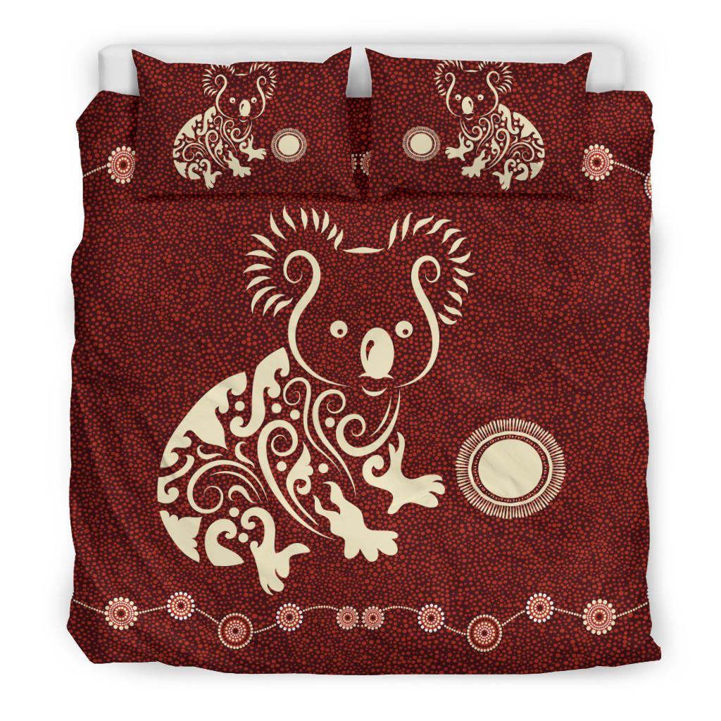 aboriginal-bedding-sets-koala-patterns-treasure-dot-painting-ver01