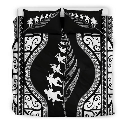 new-zealand-haka-fern-bedding-set-black