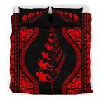new-zealand-haka-fern-bedding-set-red