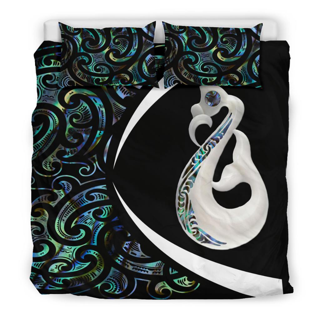 new-zealand-maori-manaia-paua-shell-bedding-set-circle-style