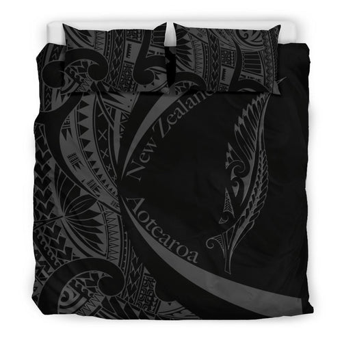 new-zealand-silver-fern-bedding-set-maori-tattoo-circle-style
