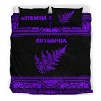 aotearoa-new-zealand-maori-bedding-set-silver-fern-purple
