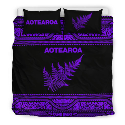 aotearoa-new-zealand-maori-bedding-set-silver-fern-purple