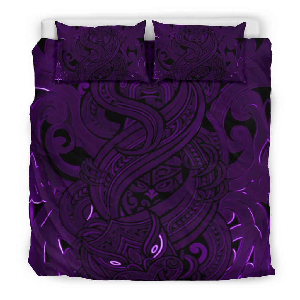 new-zealand-bedding-set-maori-gods-tumatauenga-god-of-war-purple