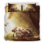 bedding-set-koala-family-landscape-art