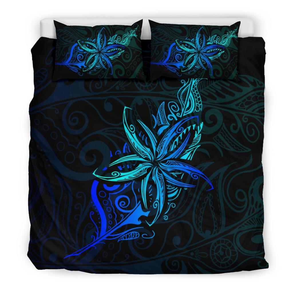 light-silver-fern-new-zealand-bedding-set-frangipani-tattoo-duvet-covers-blue