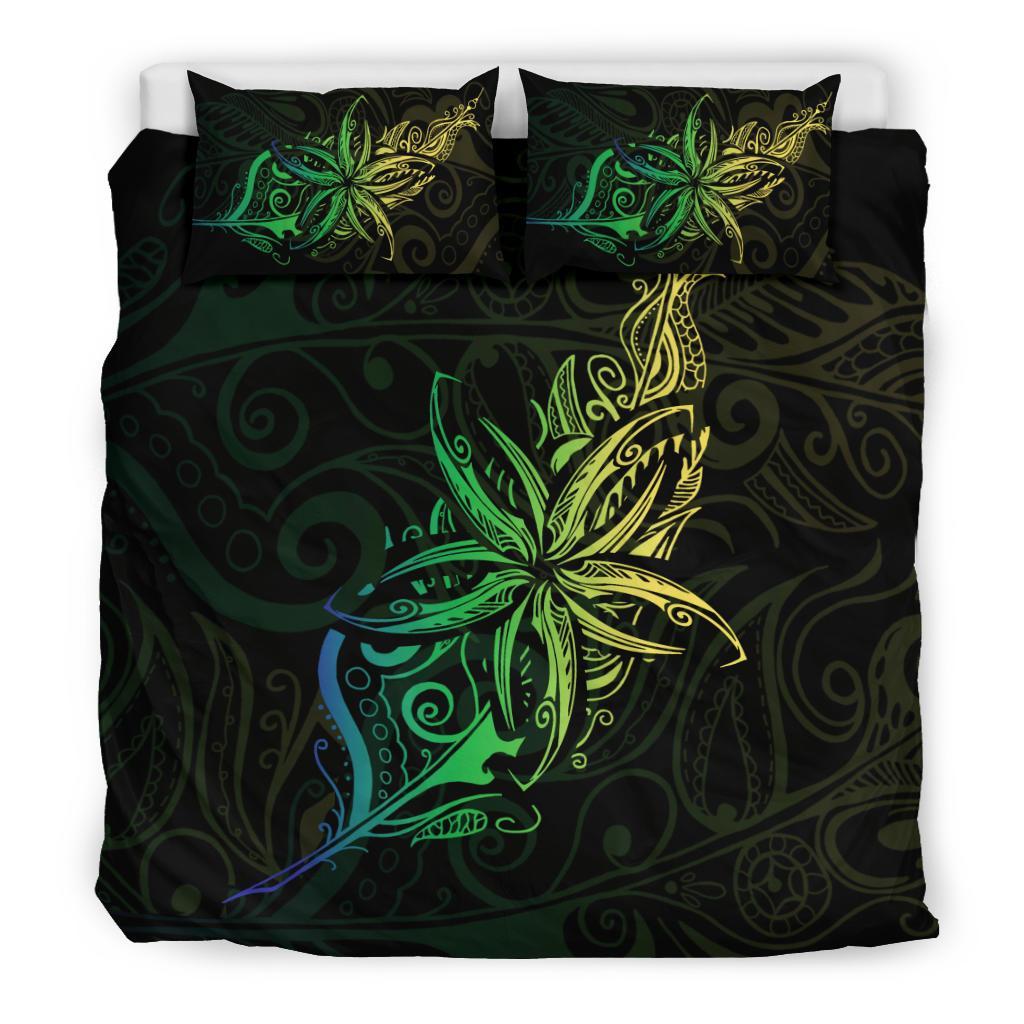 light-silver-fern-new-zealand-bedding-set-frangipani-tattoo-duvet-covers-green