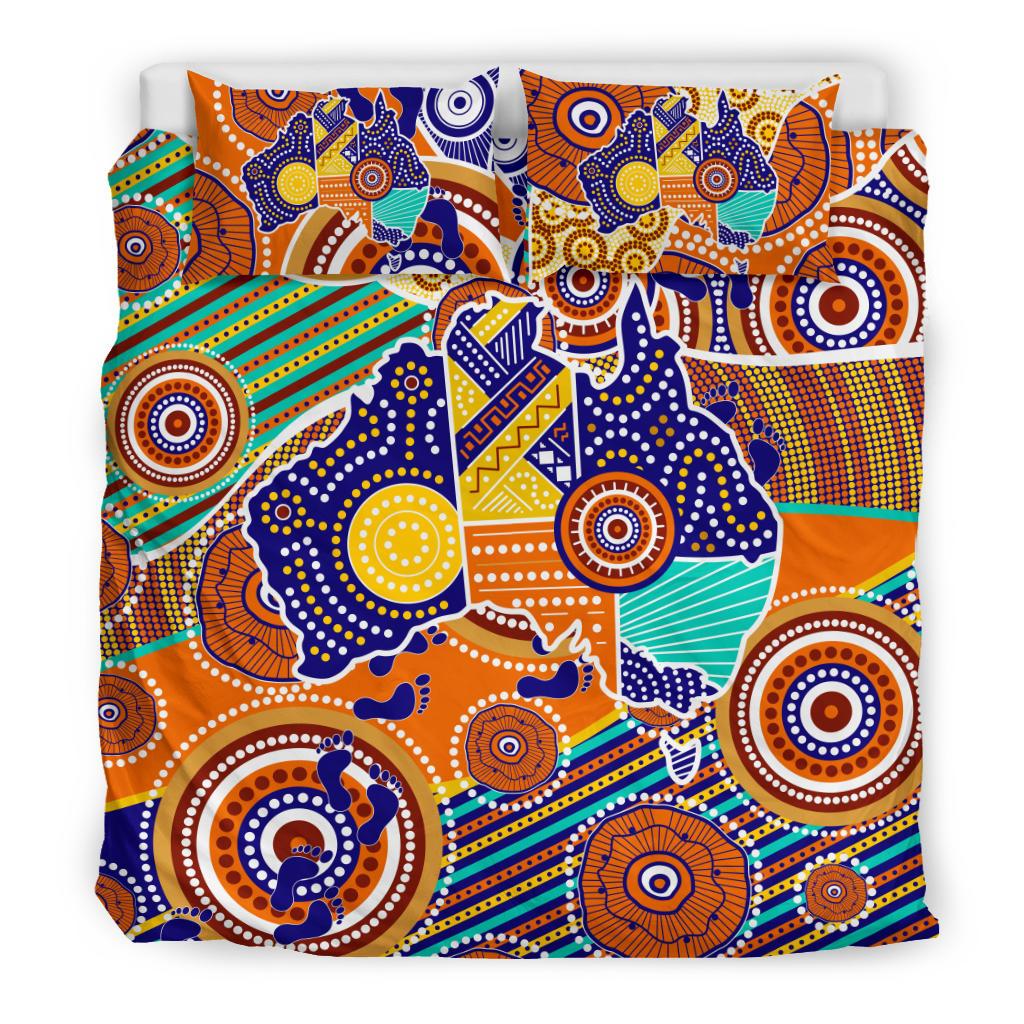 aboriginal-bedding-set-australian-map-dot-painting