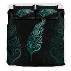 light-silver-fern-new-zealand-bedding-set-turquoise