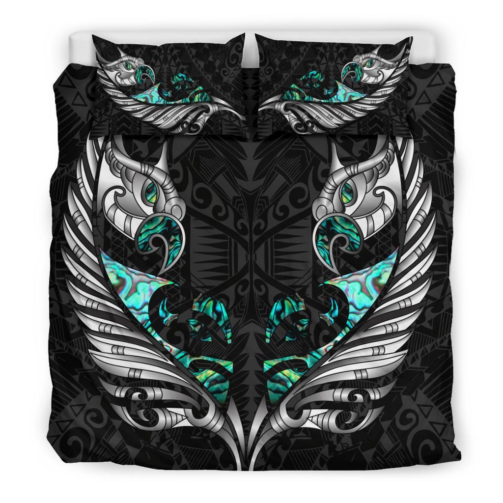 new-zealand-bedding-set-manaia-paua-fern-wing-white
